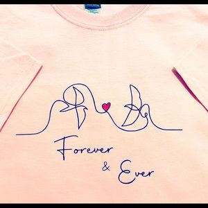 💗Cute printed pink T-Shirt💗 Valentine’s day Tee💞